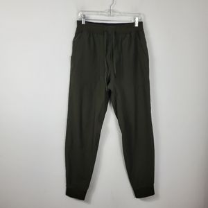 Lululemon ABC Jogger Mens Size M Olive Green Multi Pocket Lightweight Breathable